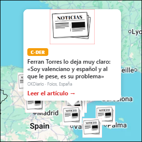 Mapa de noticias — Las noticias, donde ocurren